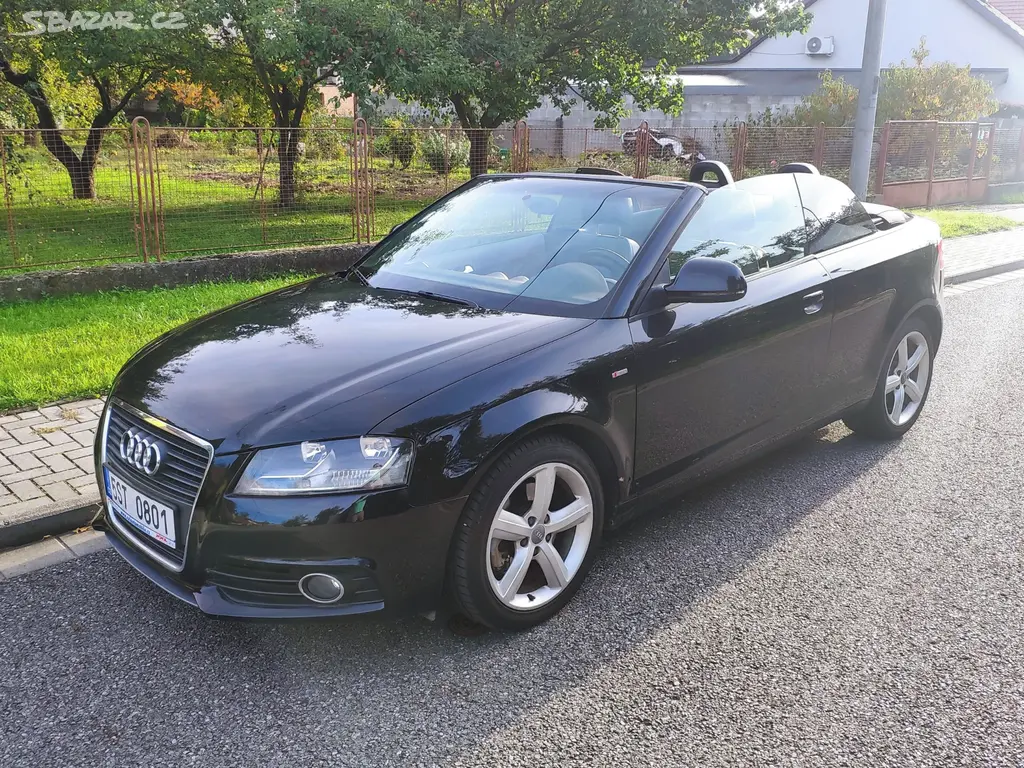 Audi A3 2.0 TFSI 147 kW, CABRIO, S-LINE, TOP CENA